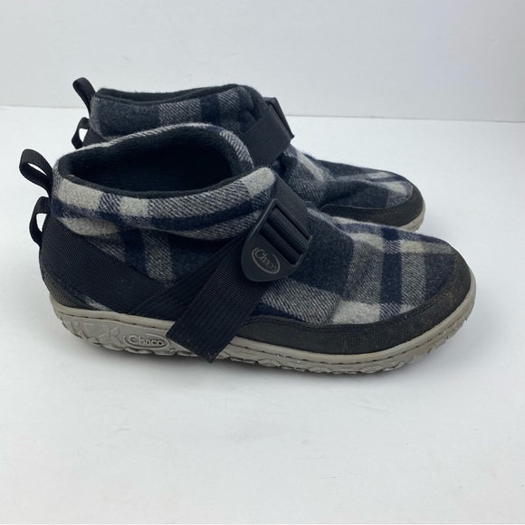 Chaco Ramble Wool Plaid Indoor Outdoor Slipper High Top Shoes Size 7.5 - Picture 5 of 12